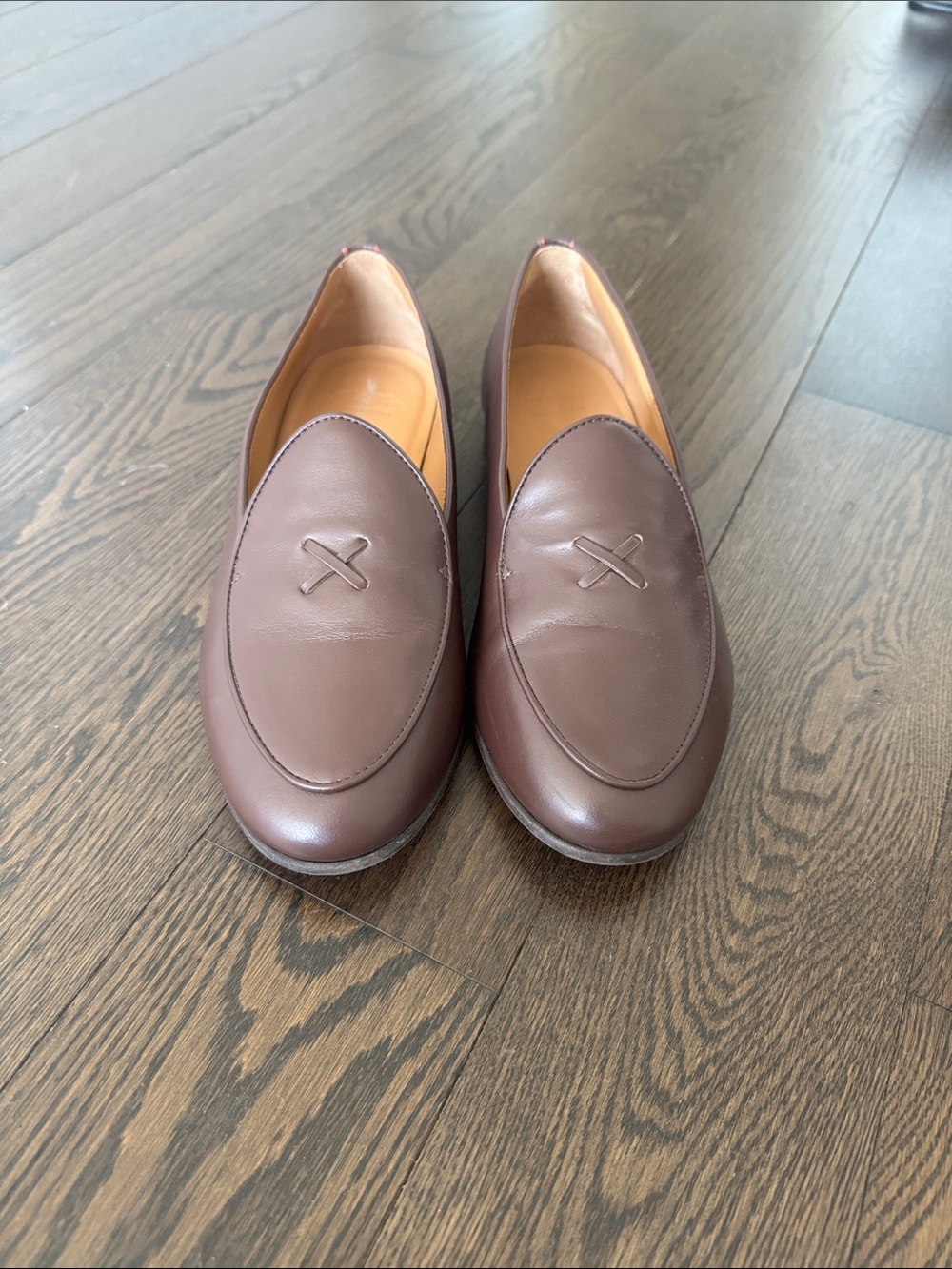 Del Toro Men's Brown Leather Slip-On Loafers